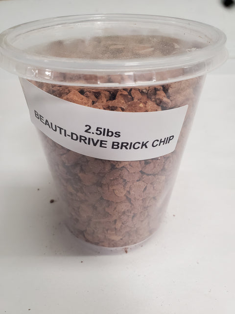 Beauti-drive brick chip 2.5lbs