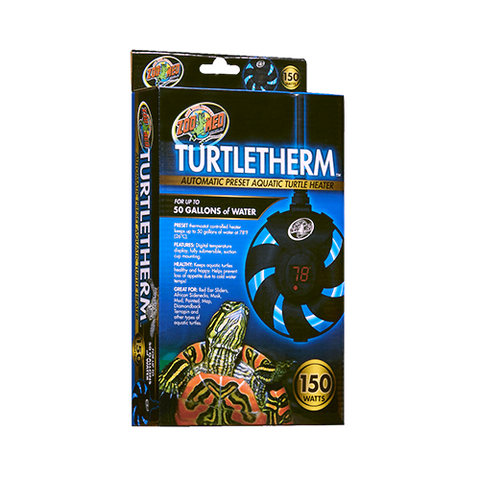ZOO MED™ TURTLETHERM™ AUTOMATIC PRE-SET AQUATIC TURTLE HEATER 150 W
