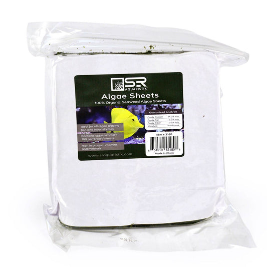 SR Aquaristik Organic Seaweed Algae - 100 Full Sheets