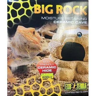 Exo Terra  BIG ROCK Moisture Retaining Ceramic Cave- Large