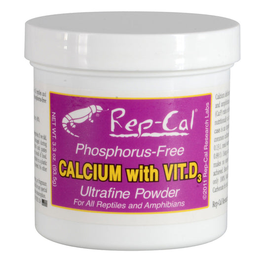 Rep-Cal Ultra-fine Calcium with Vitamin D3 - 3.3 oz
