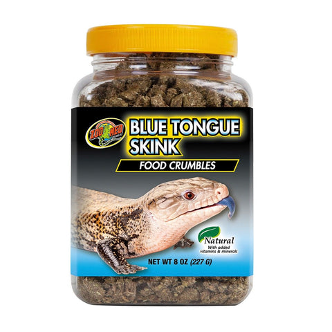 BLUE TONGUE SKINK FOOD CRUMBLES 8OZ Zoo Med