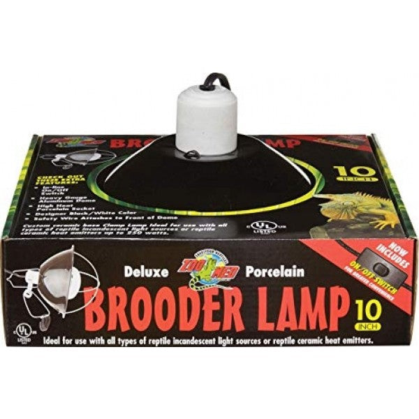 Deluxe Porcelain Brooder Lamp 10” - Zoo Med – Port Credit Pets
