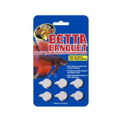 Zoo Med Betta Banquet 7 Day Release Feeding Block