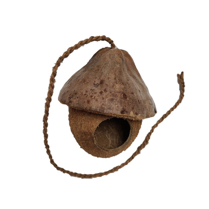 COCONUT SHELL HANGING NEST