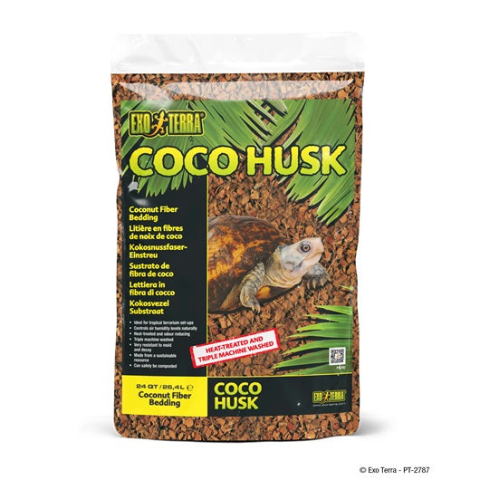 Coco Husk Loose Coconut Fiber Bedding 24L Exo Terra