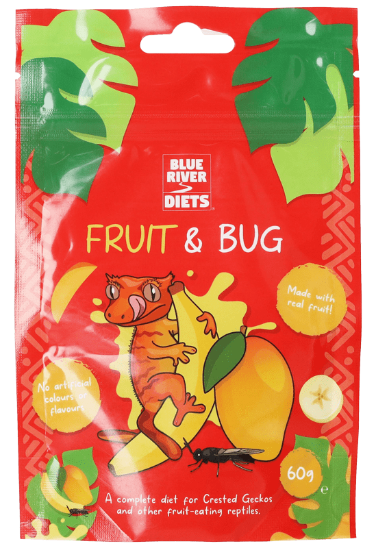 Blue River Crested Gecko Diet - Fruit and Bug 60g