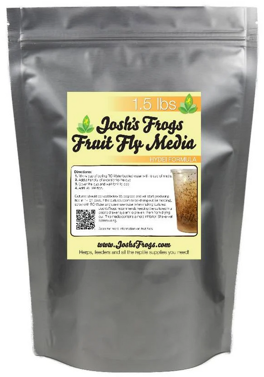 Josh's Frogs Hydei Fruit Fly Media