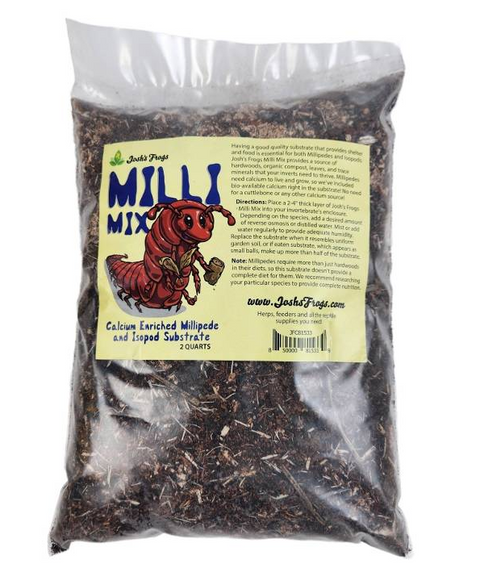 Josh's Frogs Milli Mix Calcium Enriched Millipede and Isopod Substrate