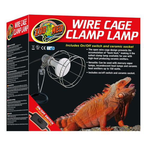Wire Cage Clamp Lamp   Zoo Med