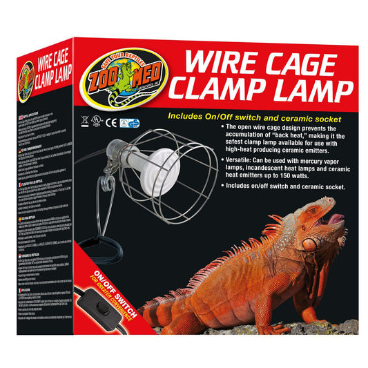 Wire Cage Clamp Lamp   Zoo Med