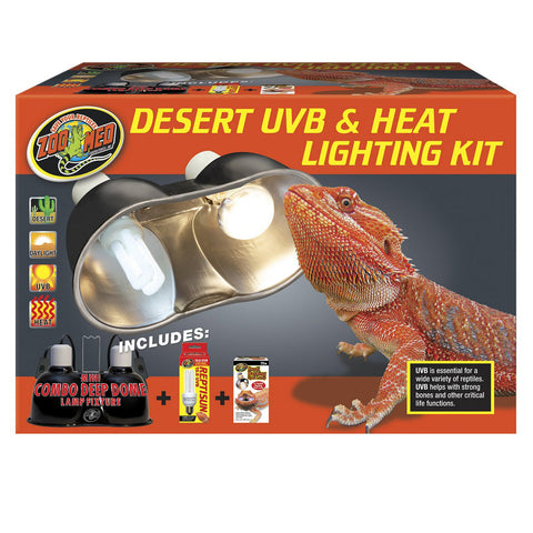 Desert UVB and Heat Light Kit - Zoo Med