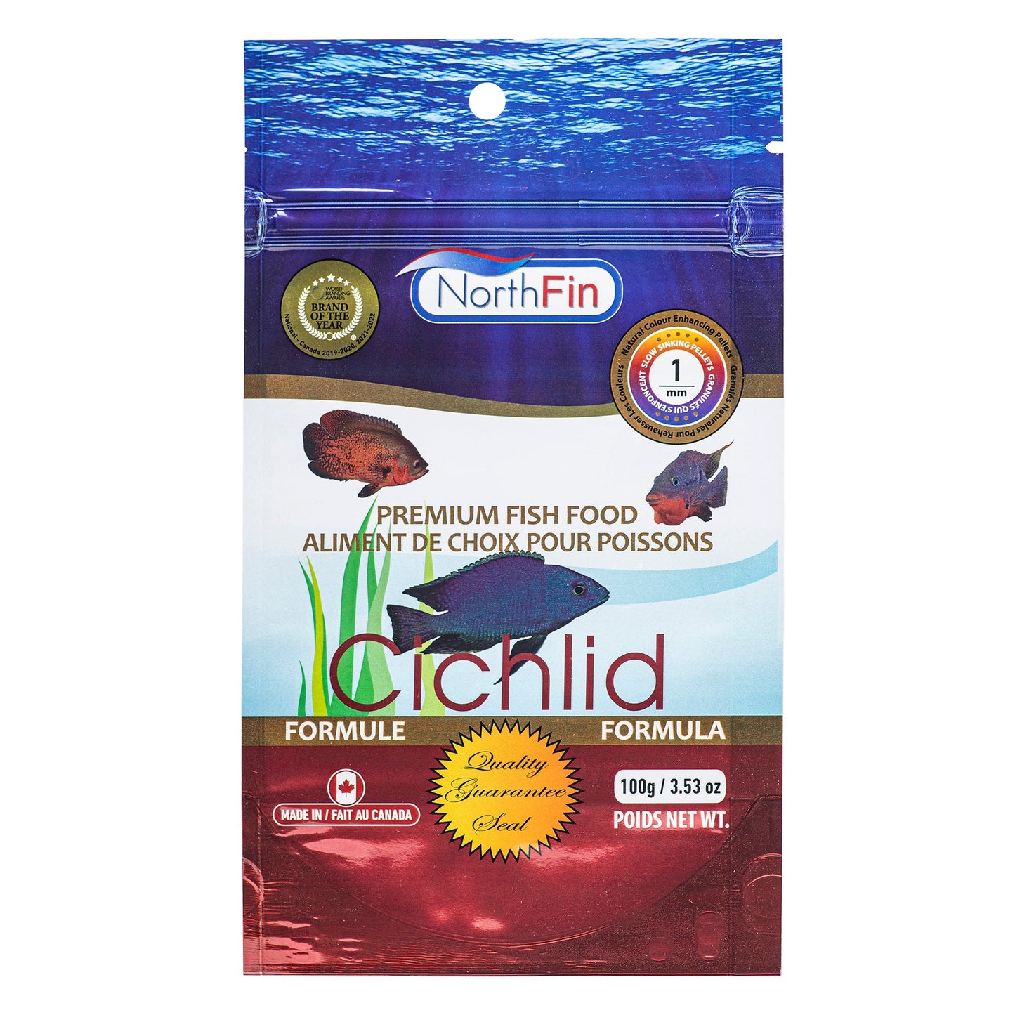 Cichlid Formula 1 mm, 100g
