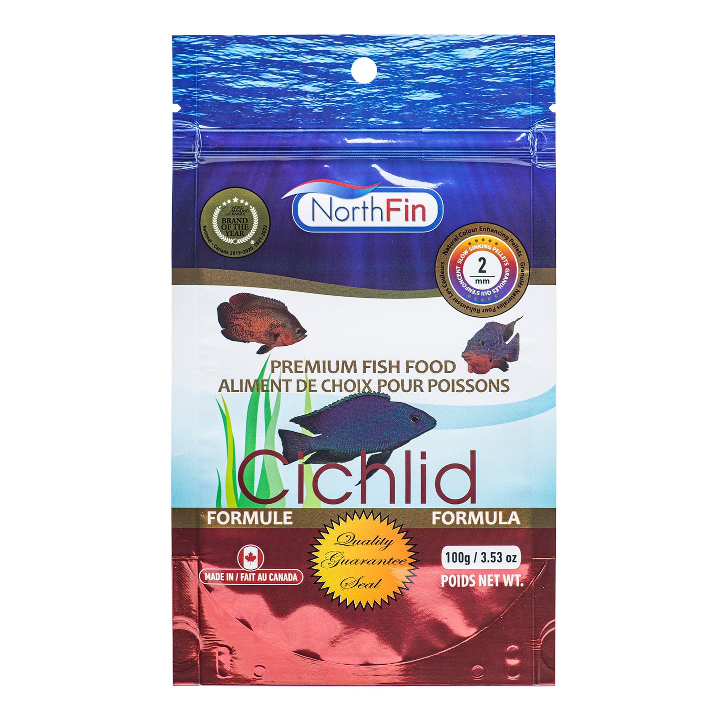 Cichlid Formula 2mm, 1 oog