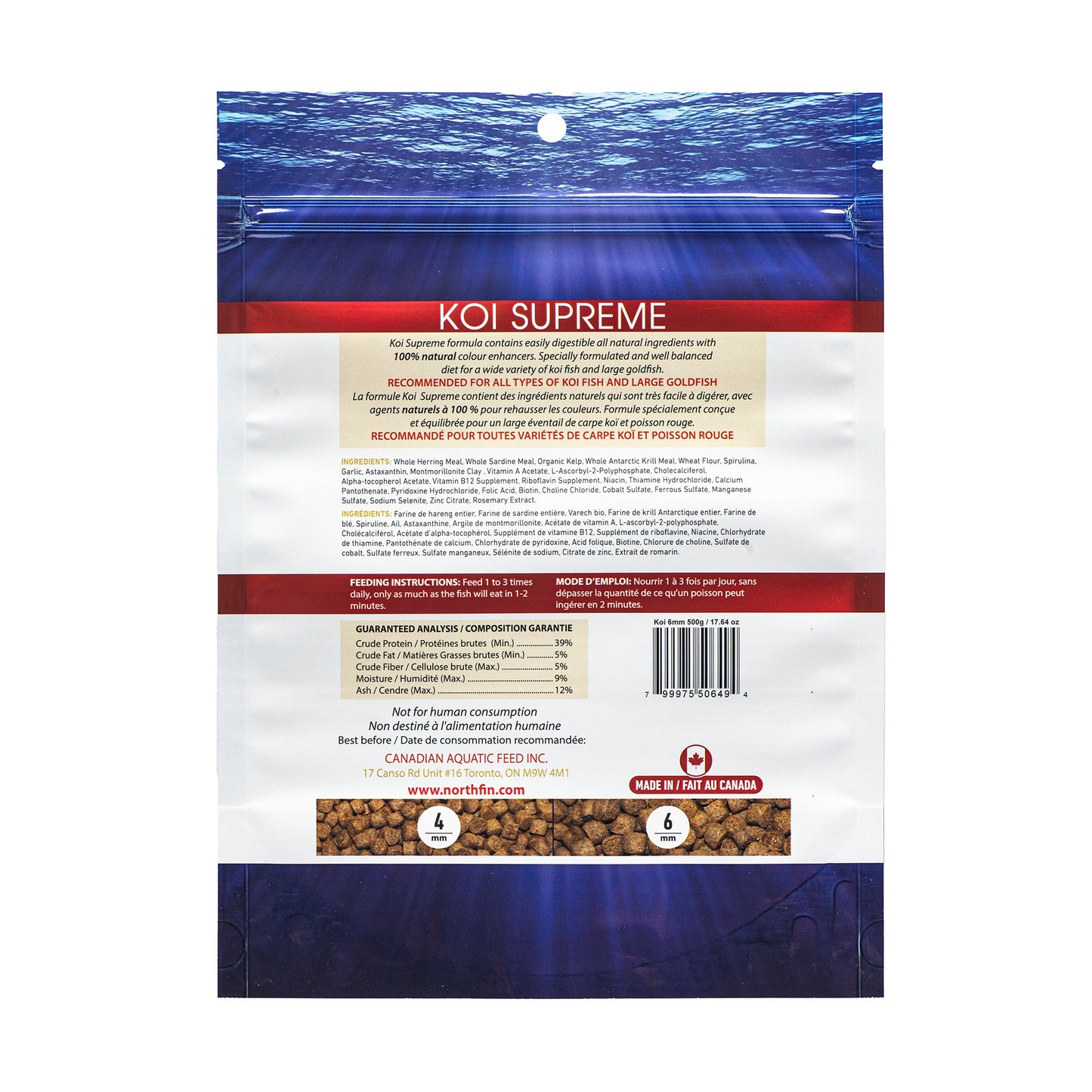 Koi Supreme Formula 4mm, 500g