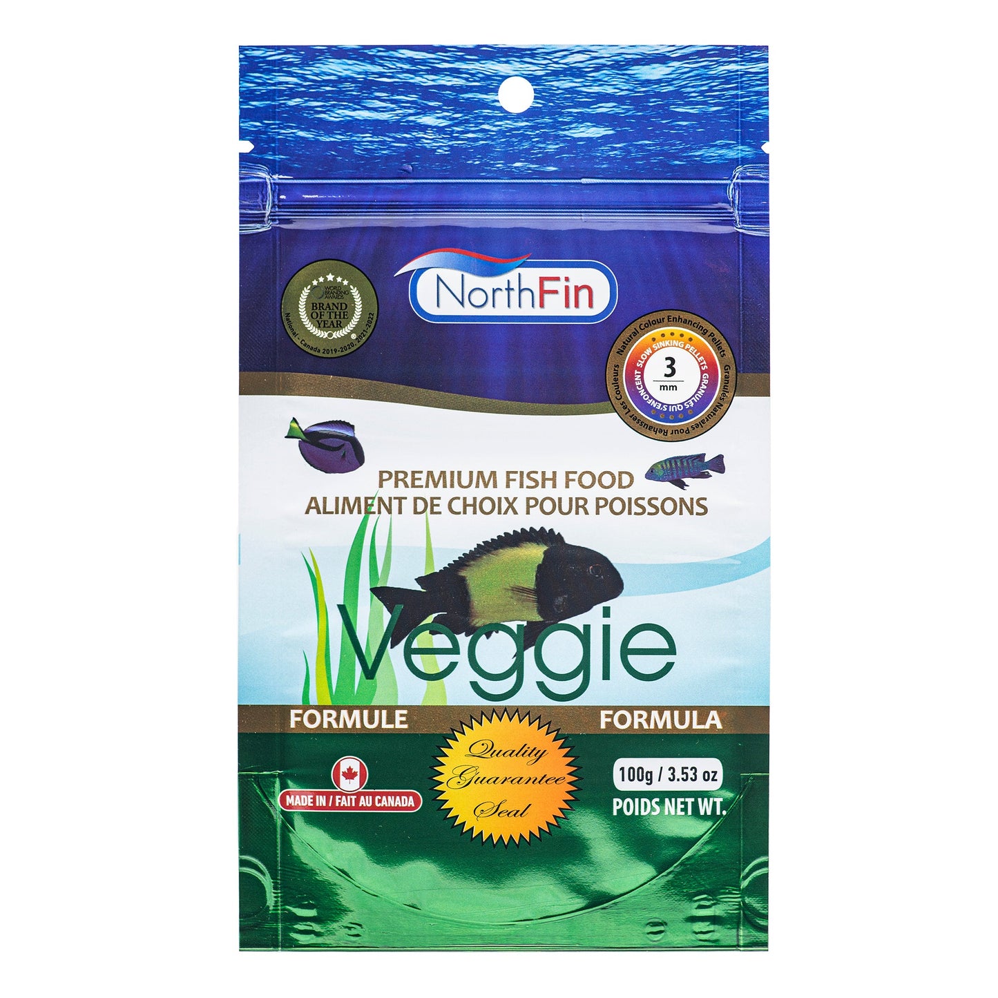 Veggie Formula 3mm, 100g