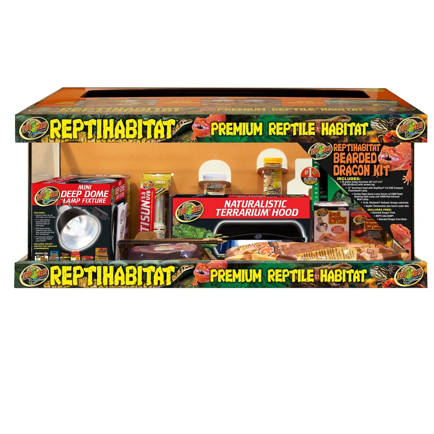 Zoo Med™ ReptiHabitat™ Bearded Dragon Kit 20 Gallon