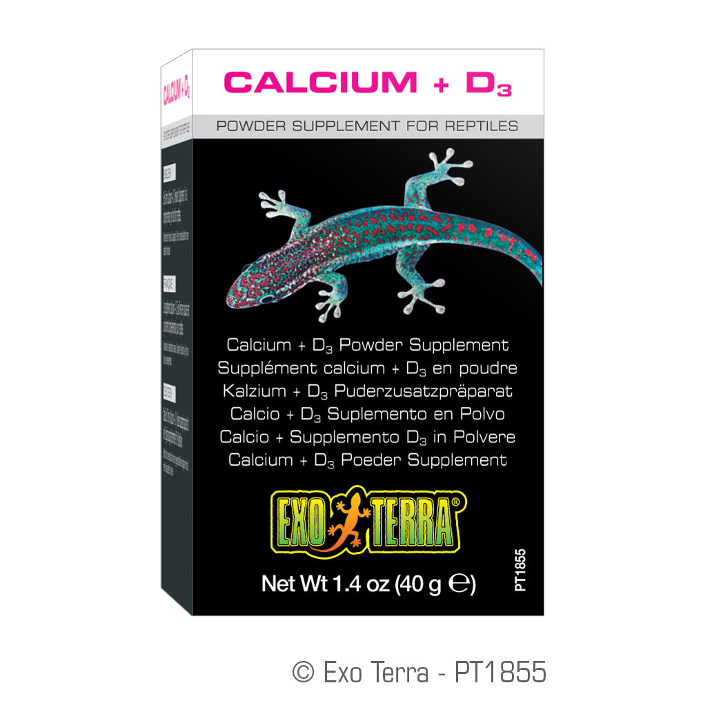 Exo Terra Calcium Vitamin D3 Supplement 40G