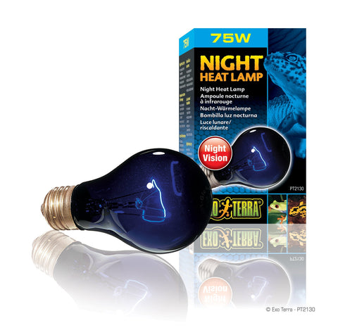 75W NIGHT HEAT LAMP PT2130 - A19 EXO TERRA