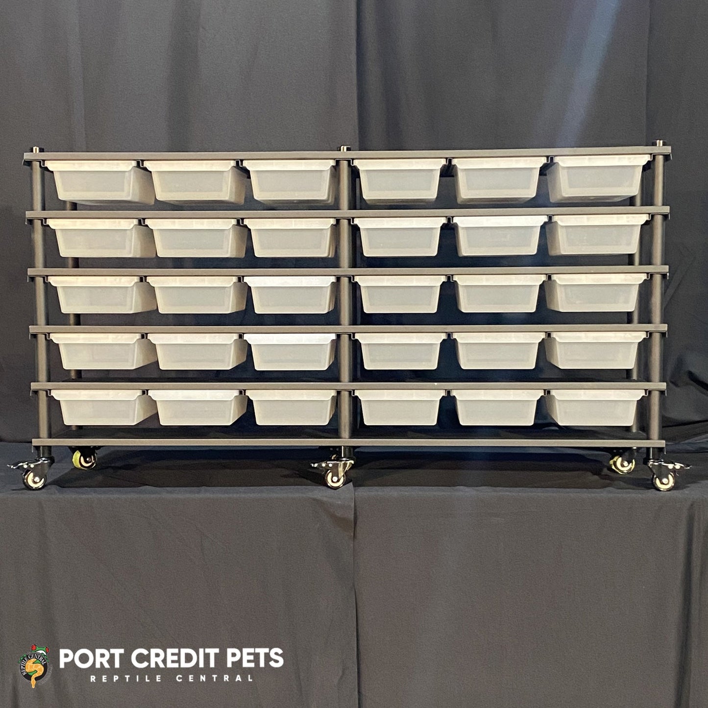 R60 RACK – REPTILE 5 LEVEL 30 BIN COMPLETE SYSTEM