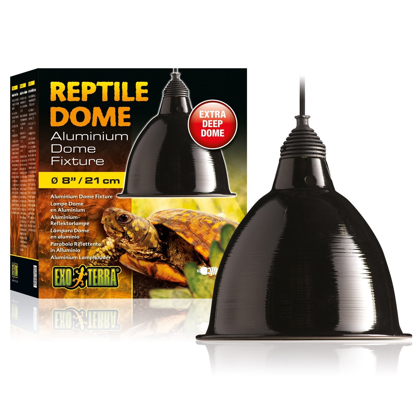 Exo Terra Aluminum Dome Fixture Small