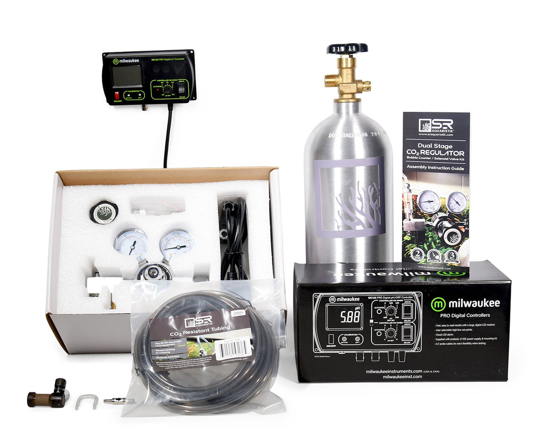 High Tech Planted Aquarium CO2 Kit with pH Controller Port Credit Pets