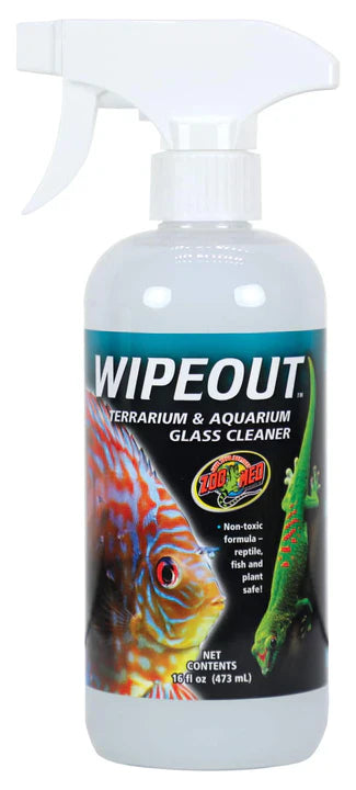 Zoo Med Glass & Tank Cleaner WIPEOUT
