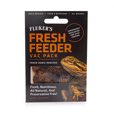 FRESH FEEDER VAC PACK FRESH DUBIA ROACHES 0.7 OZ FLUKER'S