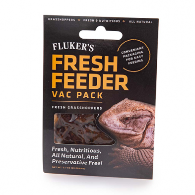 FRESH FEEDER VAC PACK FRESH GRASSHOPPERS 0.7 OZ FLUKER'S®