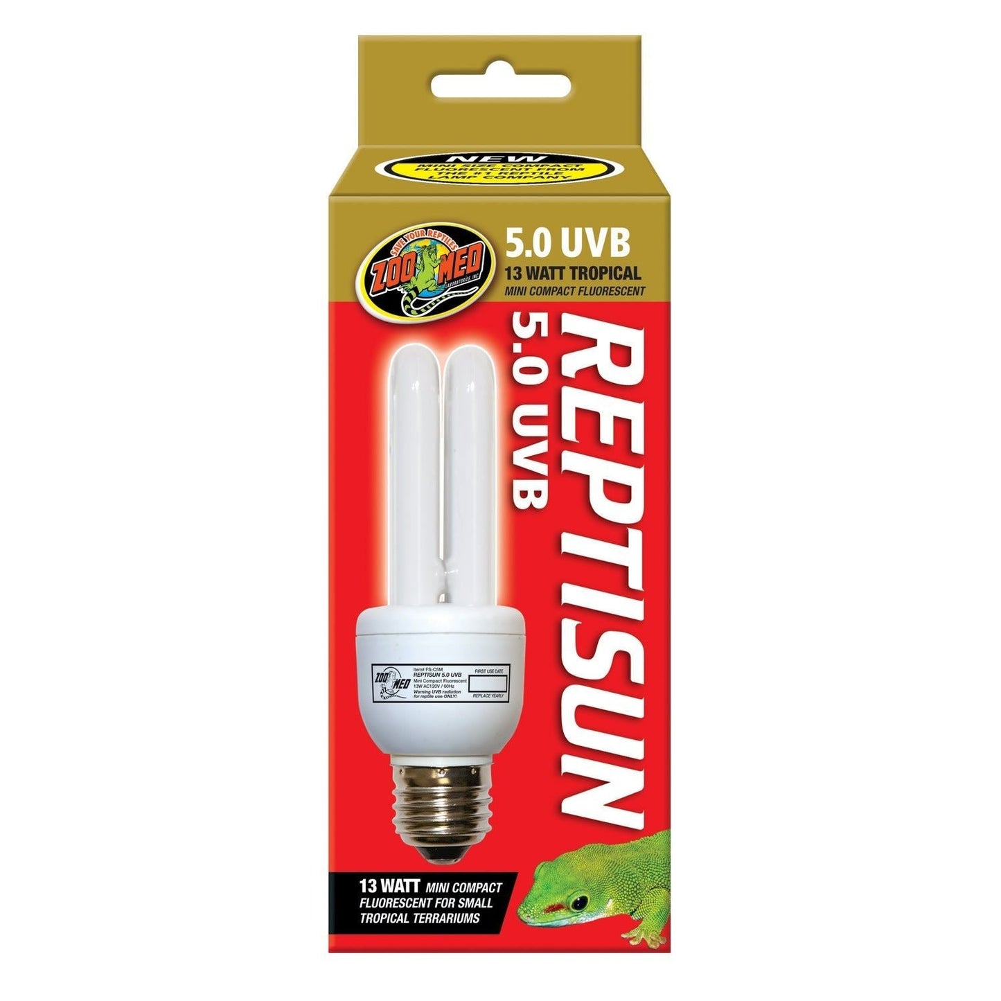 Zoo Med™ ReptiSun® 5.0 Mini Compact Fluorescent 13 W