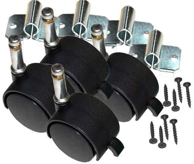 Caster Set for Vivarium Electronics Racks