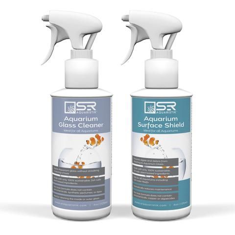 SR Aquaristik Glass Cleaner &amp; Surface Shield Combo Pack 4oz.