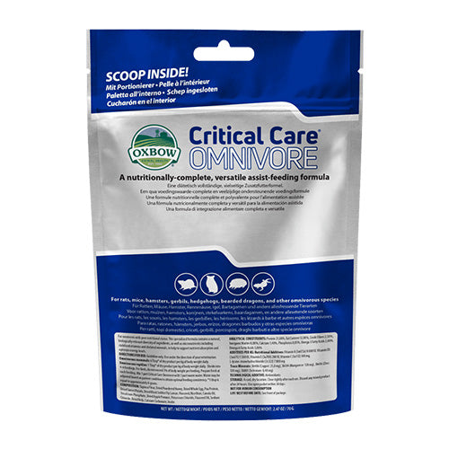 Oxbow Animal Health™ Critical Care® Omnivore 70gm