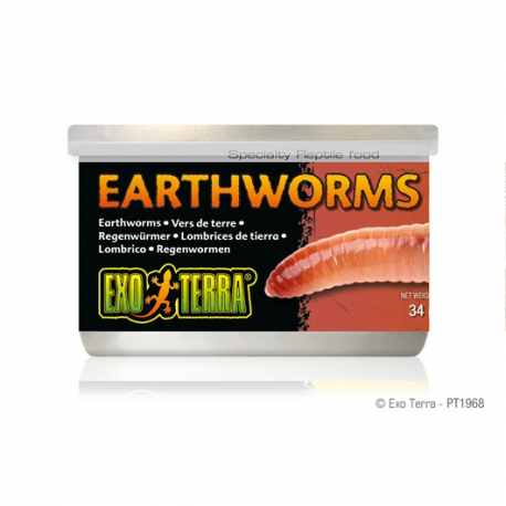 Exo Terra Earthworm Canned Food, 34g