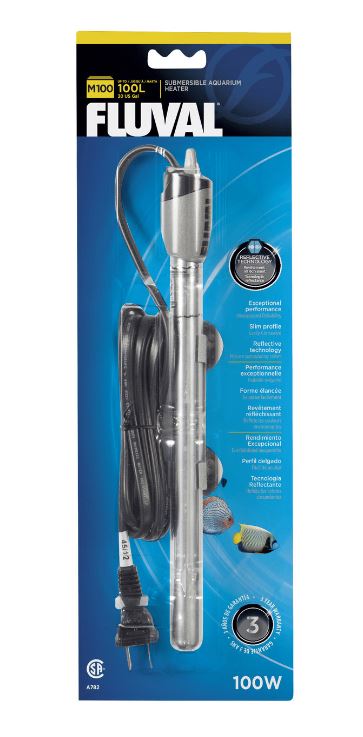 Fluval M100 Submersible Heater – 100 Watt