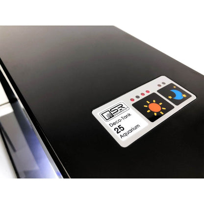 SR AQUARISTIK DECO TANK 25 BLACK FINISH 6.6 GAL 25L