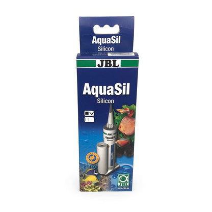 JBL AQUASIL BLACK AQUARIUM SILICONE WITH APPLICATOR 80ML