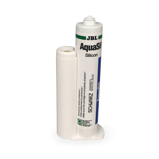 JBL AQUASIL BLACK AQUARIUM SILICONE WITH APPLICATOR 80ML