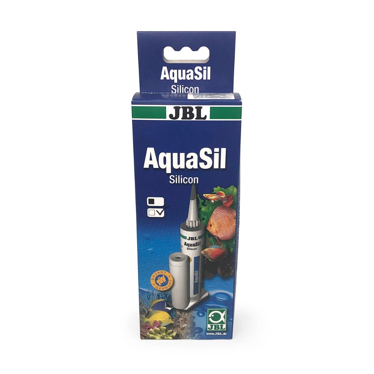 JBL AQUASIL TRANSPARENT AQUARIUM SILICONE WITH APPLICATOR 80ML