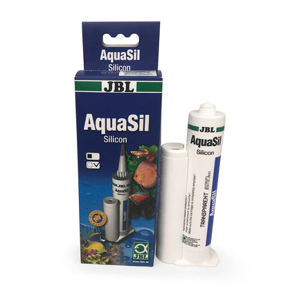 JBL AQUASIL TRANSPARENT AQUARIUM SILICONE WITH APPLICATOR 80ML