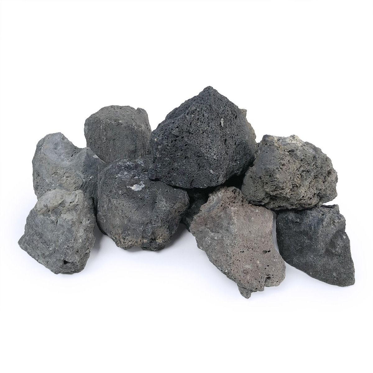 SR AQUARISTIK BLACK LAVA ROCK (44 lbs Box)