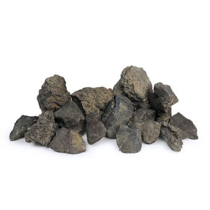 SR AQUARISTIK BLACK LAVA ROCK (44 lbs Box)