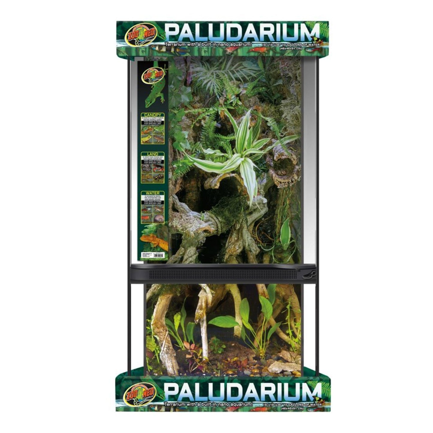 Zoo Med™ Paludarium 18" x 18" x 36" (10 Gallon)