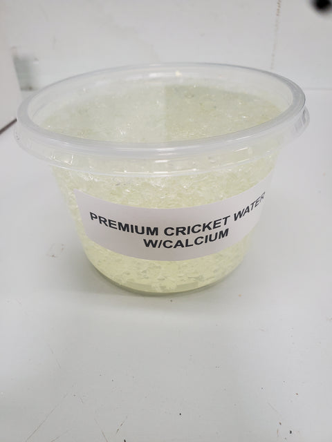 Premium cricket water with calcium