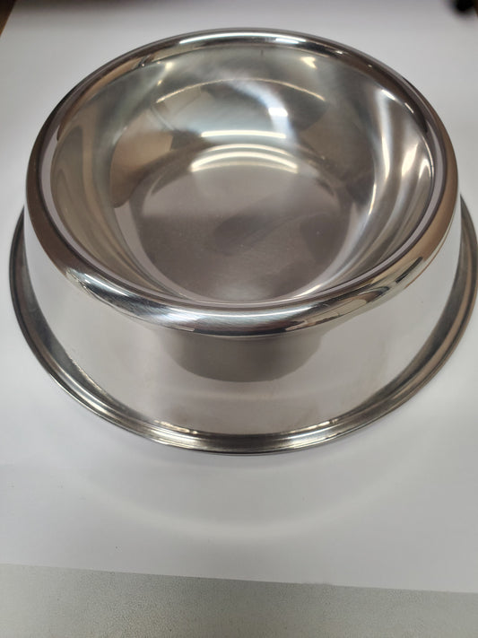 8 OZ STAINLESS STEEL WATER DISH