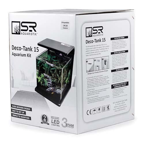 SR AQUARISTIK DECO TANK 15 WHITE FINISH 4 GAL 15L