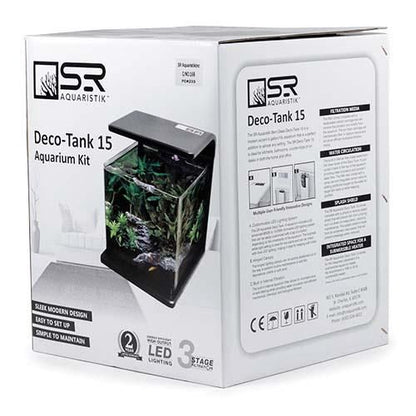 SR AQUARISTIK DECO TANK 15 WHITE FINISH 4 GAL 15L