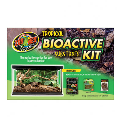 ZOO MED TROPICAL BIOACTIVE SUBSTRATE KIT