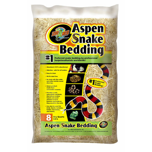 ASPEN SNAKE BEDDING 8 QUART - Zoo Med