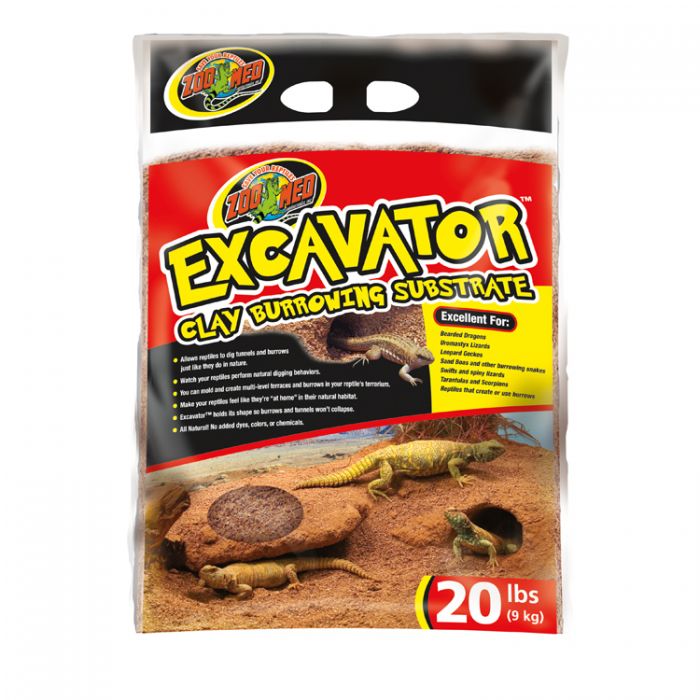 Zoo med Excavator Clay Substrate 20lb - Zoo Med